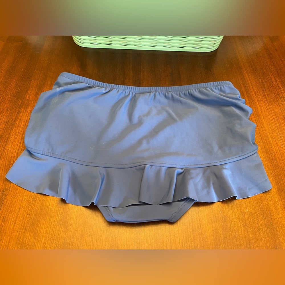 NWT Indigo Sky Academy Missy Ruffle Skirted Bottom Blue Tide - Picture 3 of 7